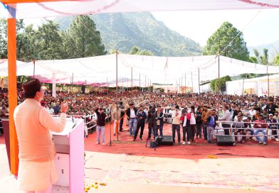 मुमं धामी ने बर्नीगाड़ में 217 करोड़ के 38 विकास कार्यों का किया शिलान्यास/लोकार्पण